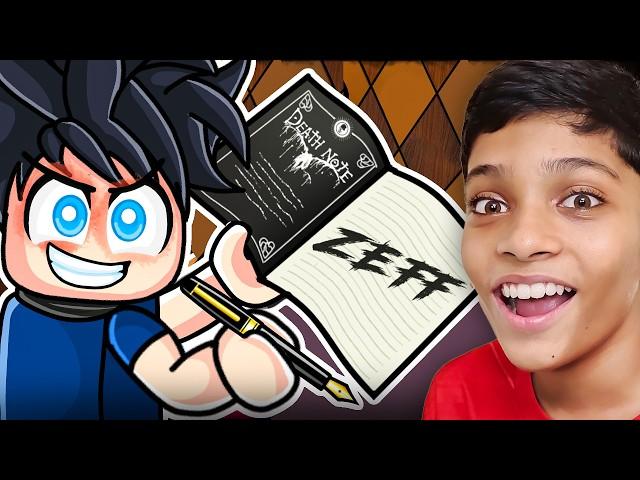 Using DEATH NOTE to KILL my Brother in ROBLOX