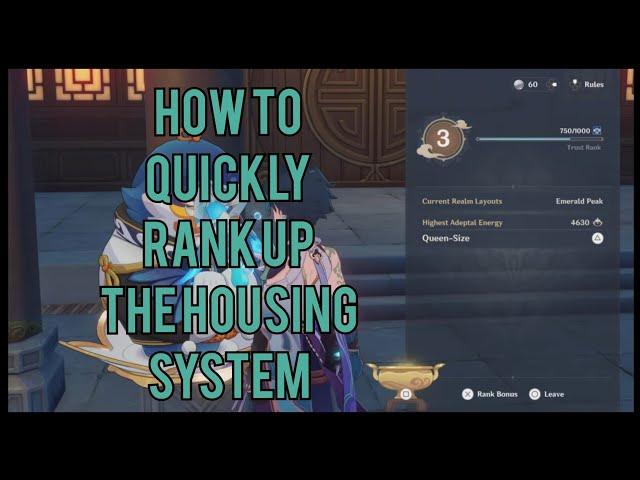 How to Quickly Rank Up in the Housing System