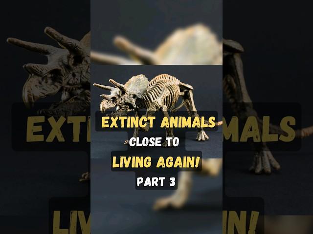 Reviving Extinct Species? | #shorts #deextinction