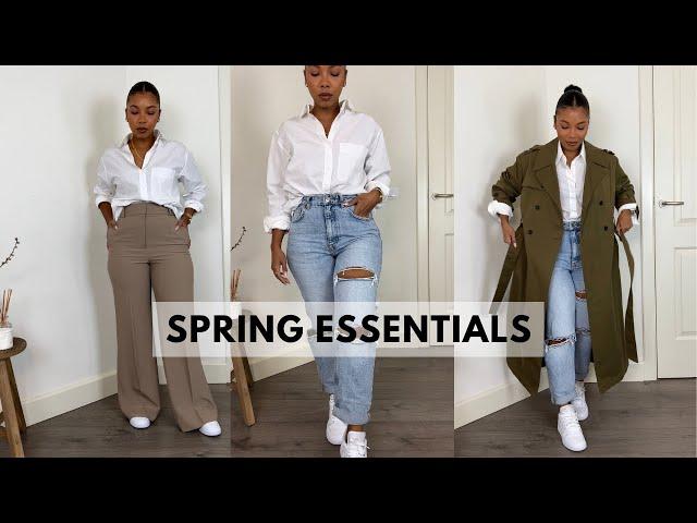 SPRING FASHION ESSENTIALS |  WARDROBE BASICS FOR SPRING