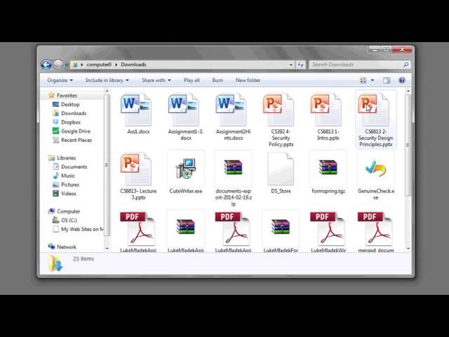 How to Put My Downloads Into One Folder on My Desktop : Windows & Computer Tips