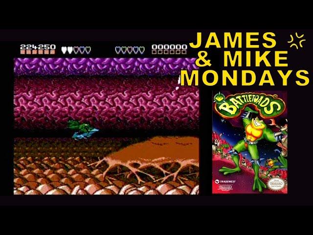 Battletoads "Turbo Tunnel" (NES Video Game) James & Mike Mondays