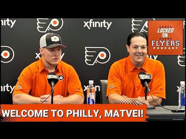 The Philadelphia Flyers Welcome Matvei Michkov to Philly: What did the newest Flyer have to say?