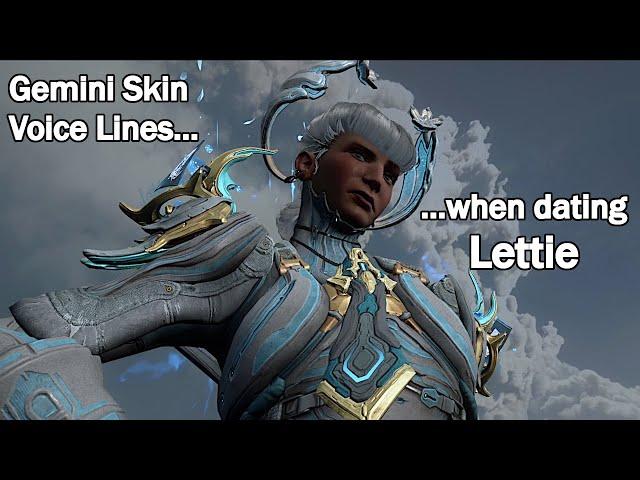 Lettie (Trinity) Gemini Skin Special Voice Lines when Romanced - Warframe 1999 Update