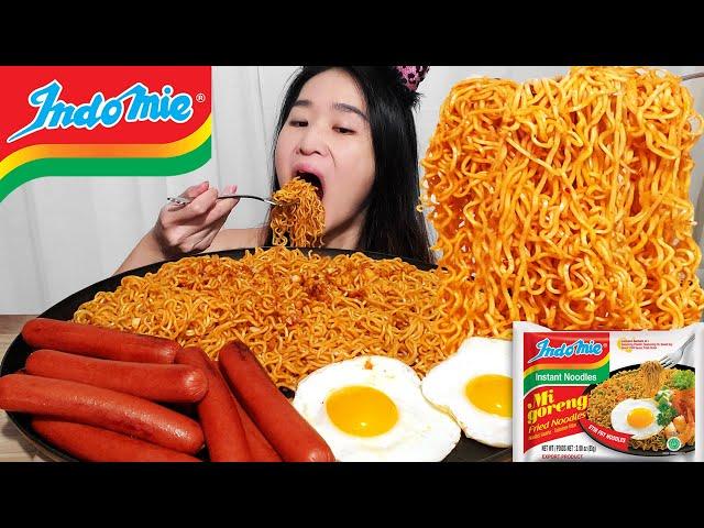 INDOMIE ASMR MUKBANG! Spicy Garlic Butter Indomie Recipe - How To Cook Indomie Noodles Eating Show