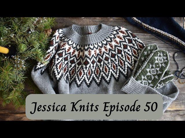 Jessica Knits Episode 50: Icelandic inspired colorwork sweater