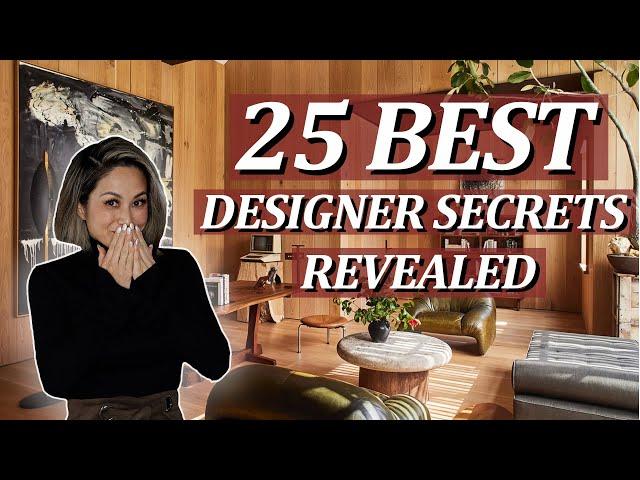 25 BEST Designer Decorating SECRETS REVEALED