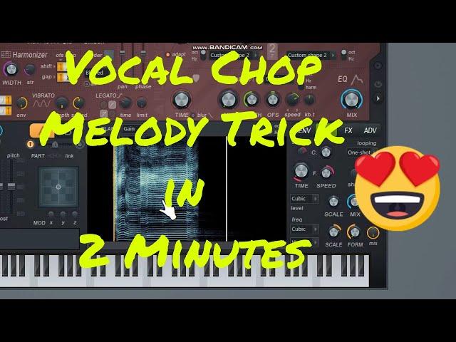 Vocal One Shot Melody in 2 Minutes using Harmor Plugin. Insane Results ⭐️