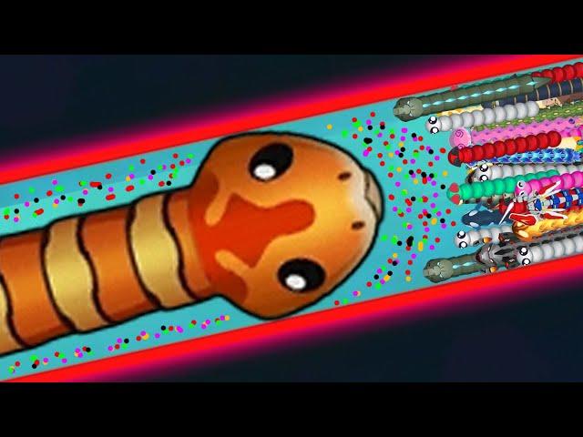 SNAKE.IO  1 PRO VS 99999999999999 NOOBS  BEST EPIC SNAKE IO GAMEPLAY  PART-1