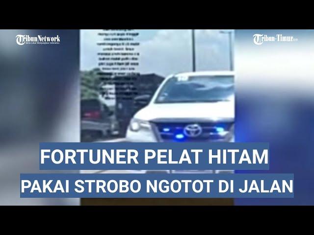 VIRAL Konvoi Mobil Pakai Lampu Strobo Ngotot Minta Diprioritaskan di Jalan