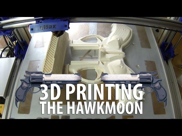 3D Printing the Hawkmoon Gun from Destiny Timelapse