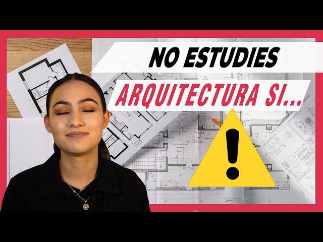 NO Estudies Arquitectura Si...?