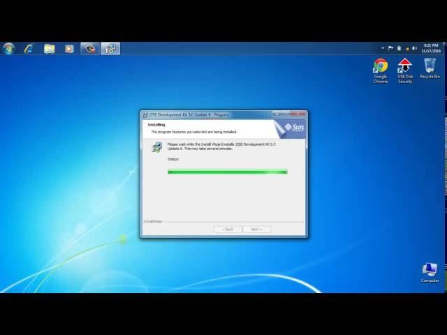 JDK Installation in Windows 7