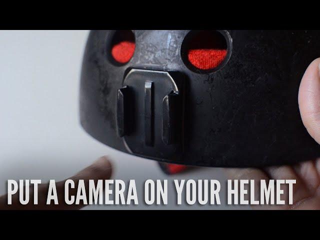 How to Mount a GoPro Action Camera on Your Helmet