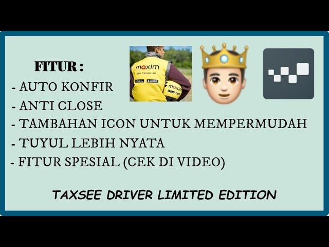 Manfaat Menggunakan Taxsee Driver Limited Edition