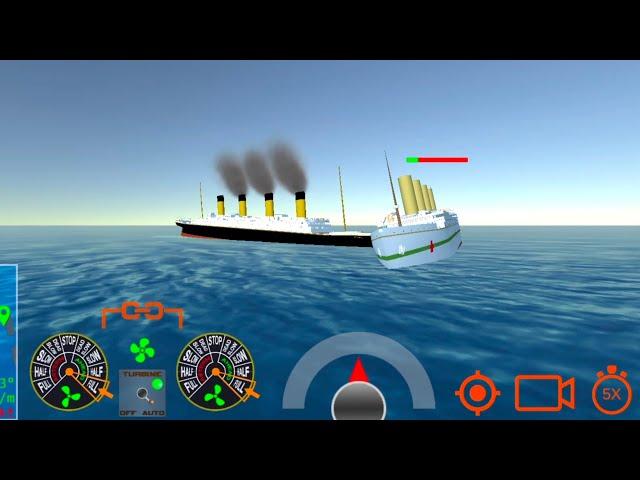 Ship Mooring 3D - Titanic VS Britannic