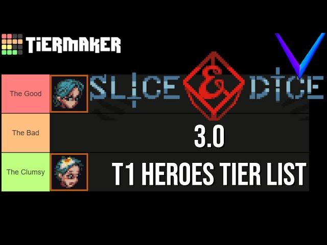 Slice & Dice 3.0 Starter Character Tier List - Hard Winstreaks