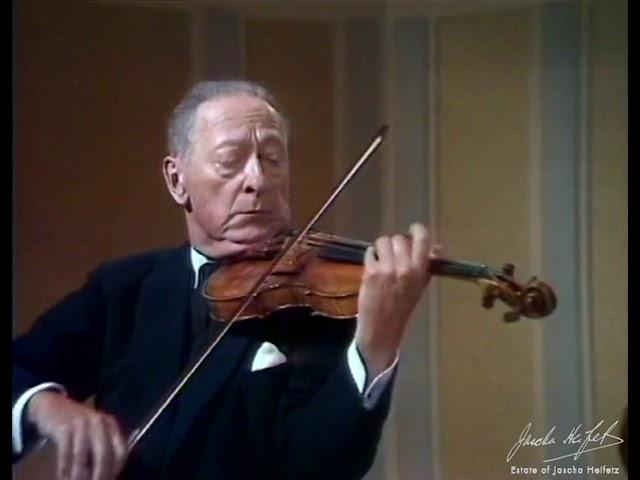 Jascha Heifetz - The Girl with the Flaxen Hair (Debussy)