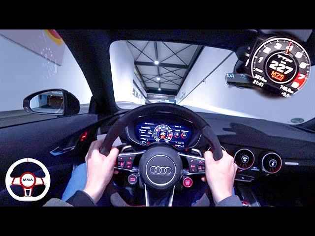 2021 Audi TT RS ROADSTER 400HP NIGHT POV DRIVE Onboard (60FPS)