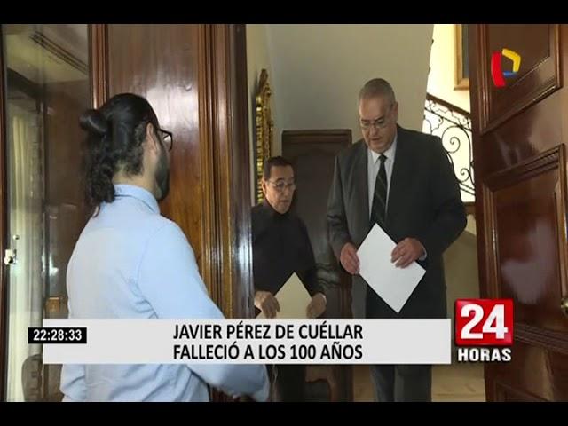 Conozca la impecable carrera diplomática de Javier Perez de Cuéllar