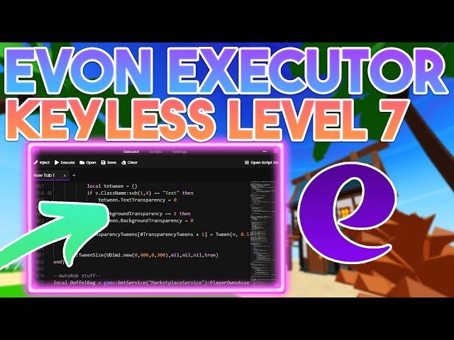 BEST Free KEYLESS Roblox LEVEL 8 EXECUTOR EVON | How to Download Tutorial | UPDATED 2022!!