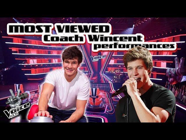 MOST VIEWED Coach Wincent performances! | The Voice Kids 2023