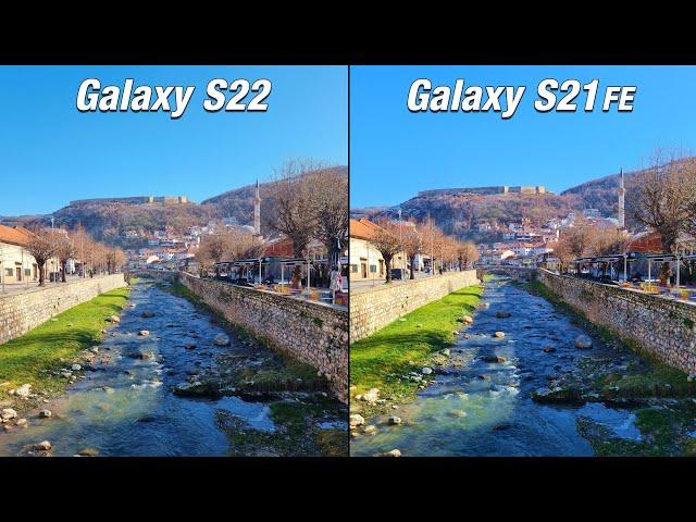 Samsung Galaxy S22 vs S21 FE Camera Test