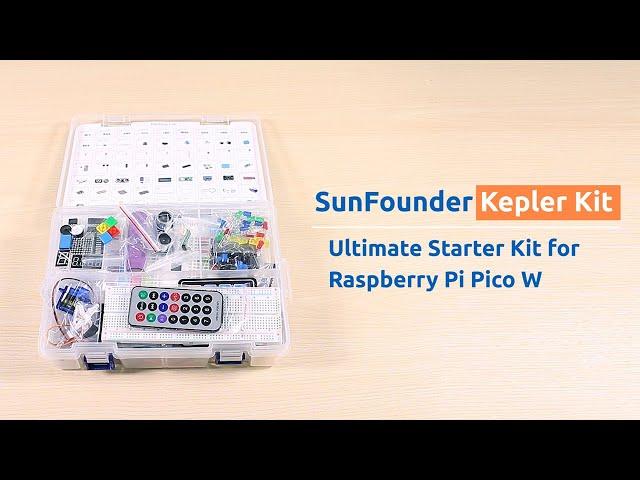 SunFounder Raspberry Pi Pico W Ultimate Starter Kit (Kepler Kit)