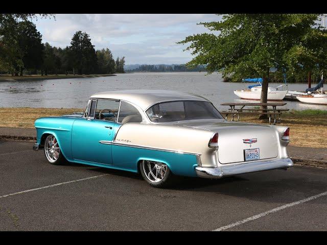 ProTouring 1955 Chevy Belair build by MetalWorks featuring an Art Morrison chassis & Wegner engine.