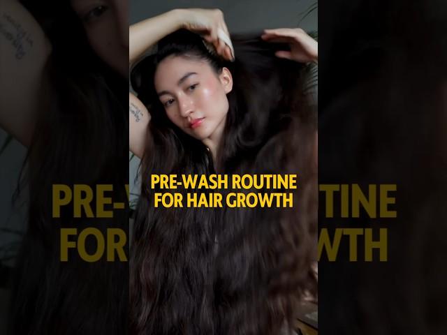 Pre-wash routine for healthy hair #scalpcare