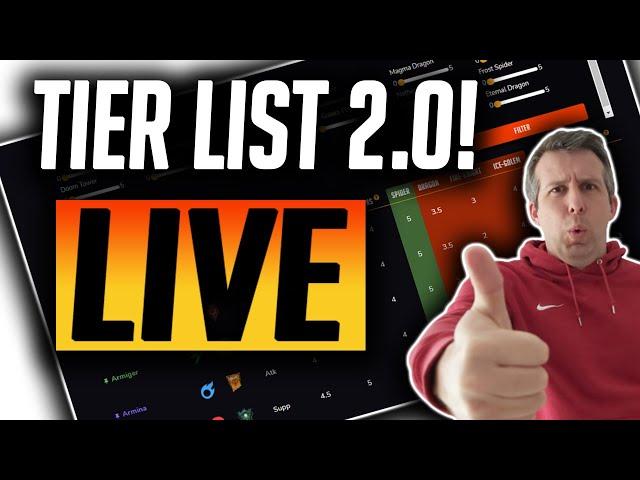 RAID TIER LIST 2.0 LIVE! | Raid: Shadow Legends