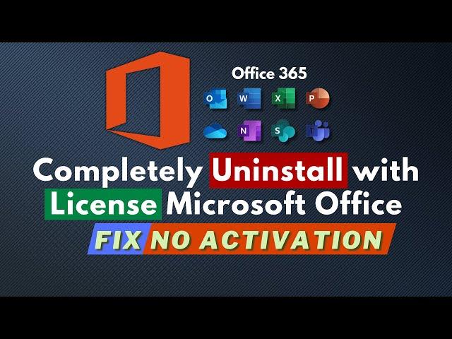Completely Uninstall Microsoft Office - Fix Uninstall & Reinstall Problem