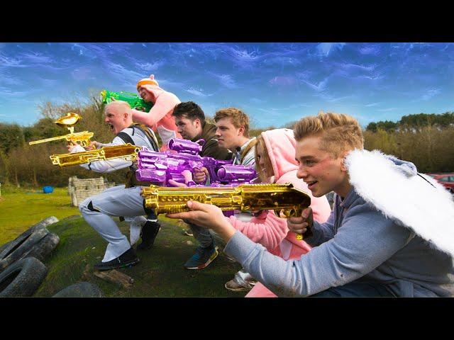 Real Life PAINTBALL Fortnite Battle Royale