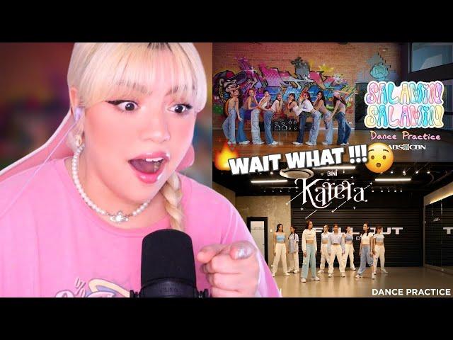 [REACTION] BINI : ‘Salamin, Salamin’ & 'Karera' Dance Practice