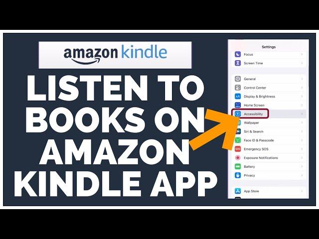 How To Listen to Books on Amazon Kindle App (2022)