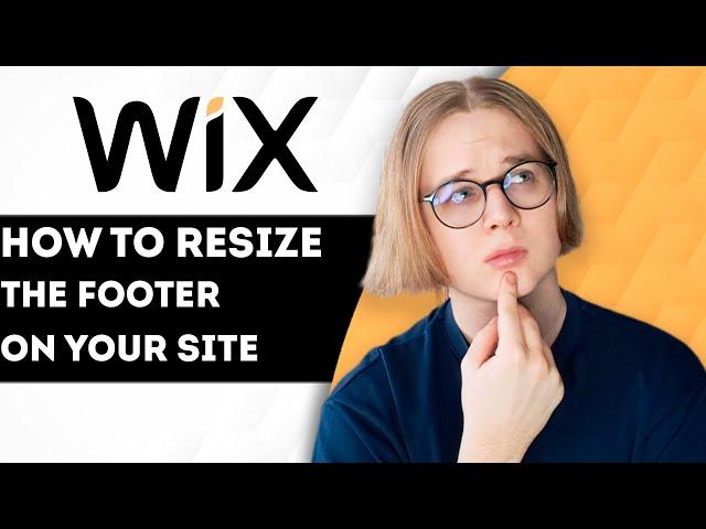 How To Resize The Footer On Your Site On Wix