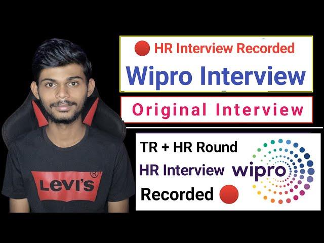 Wipro HR Interview Recorded  | Original Questions Asked | Wipro Interview Experience