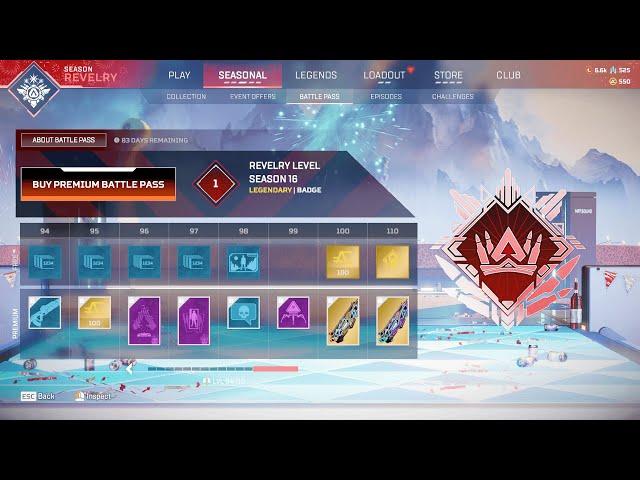 Apex Legends - Season 16 Battle Pass (Full Showcase)