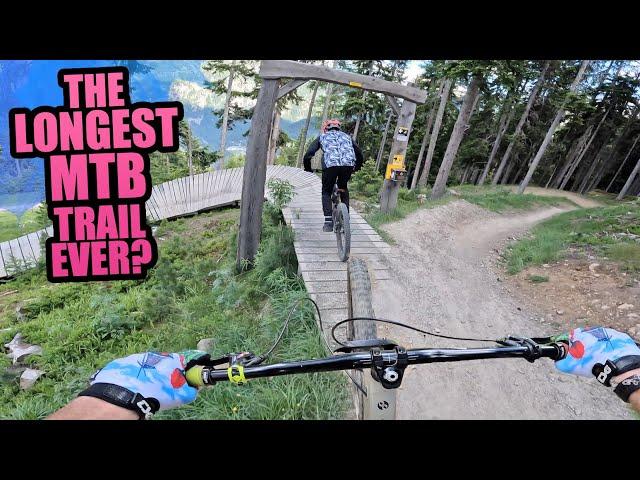 IS THIS THE LONGEST AND BEST MTB FLOW TRAIL EVER? - SÖLDEN BIKE PARK