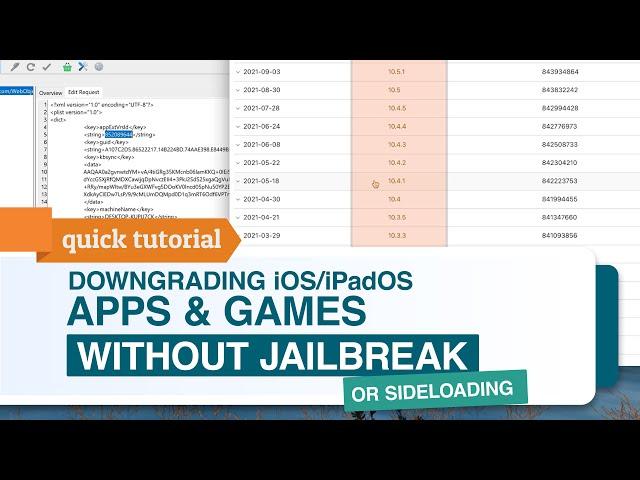 How to downgrade apps on iPhone/iPad (.IPA) without jailbreak or sideloading