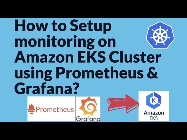 How to Monitor Kubernetes Cluster using Prometheus | setup Prometheus and Grafana on EKS using Helm
