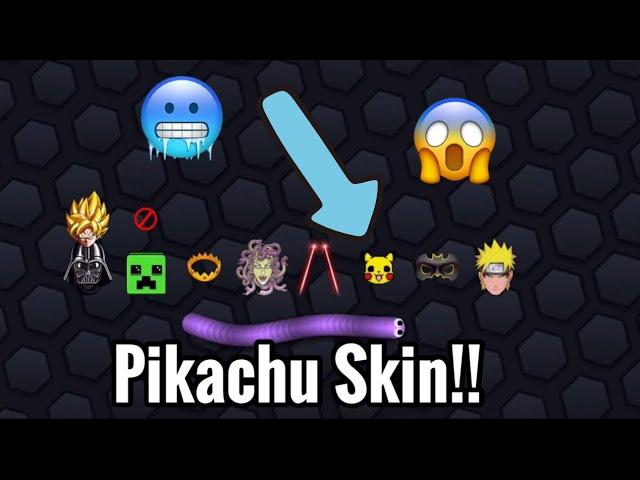 Slither.io Pikachu Skin Code!