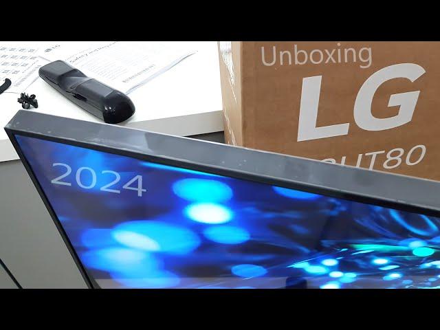 LG UT8000 Quick Unboxing + Setup with Demo