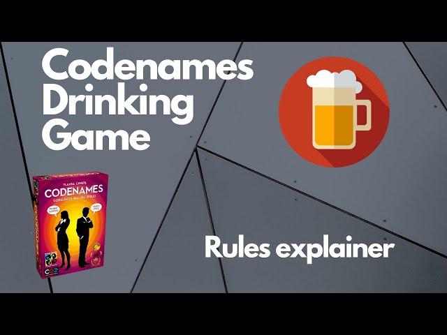 How to play the Codenames Drinking Game | Online or in Person