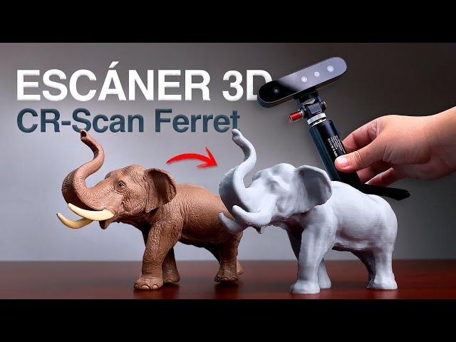 Escaneando Cosas en 3D e imprimiéndolas | ¿Cómo funciona? | Creality CR-Scan Ferret