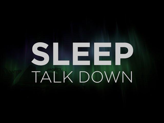 Sleep Talk Down - Black Male Voice: Fall Asleep FAST - Guided Meditation DARK SCREEN