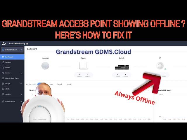 Grandstream Access Point Showing Offline - How To Fix