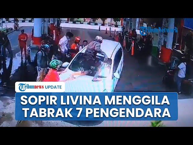 Viral Video Detik-detik Mobil Tabrak Lari Diamuk Massa, Diduga Serempet Sejumlah Pengendara di Solo