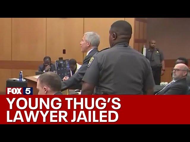 Young Thug lawyer to spend time in jail | FOX 5 News