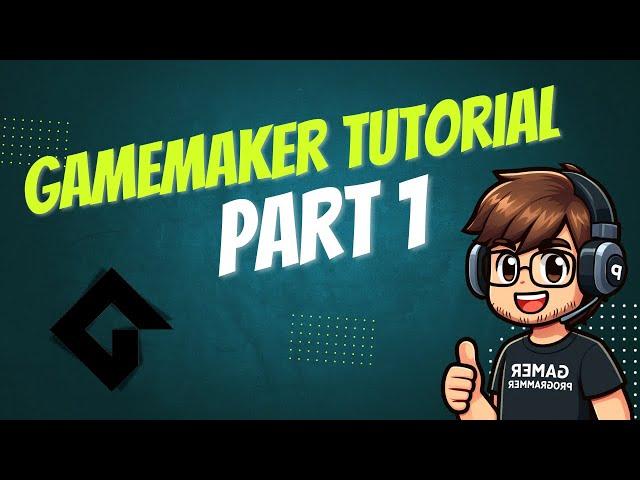 How to Make Games in GameMaker | Beginner Tutorial | Part 1